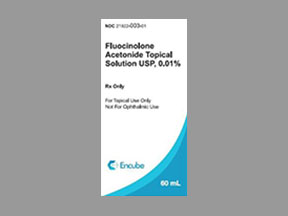 Fluocinolone Acetonide Bottle — prescription drug image
