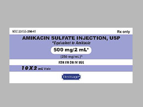 Amikacin Sulfate Vial — prescription drug image