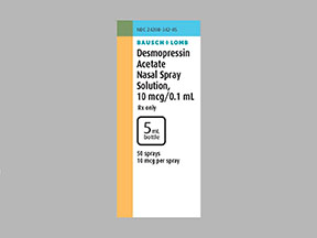 Desmopressin Ace Spray Refrig Bottle — prescription drug image