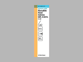 Flunisolide Bottle — prescription drug image