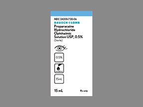 Proparacaine Hcl Bottle — prescription drug image
