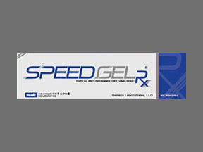 Speedgel Rx Bottle — prescription drug image