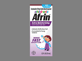 Afrin Childrens Extra Moisture Bottle — prescription drug image