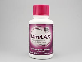Miralax Bottle — prescription drug image