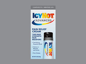 Icy Hot Advanced Pain Relief Tube Of Cream — prescription drug image