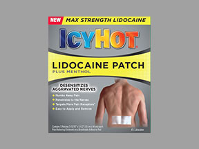 Icy Hot Lidocaine Plus Menthol Box — prescription drug image