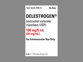 Delestrogen Vial — prescription drug image