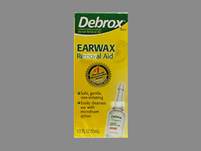 Debrox Bottle — prescription drug image