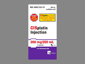 Cisplatin Vial — prescription drug image
