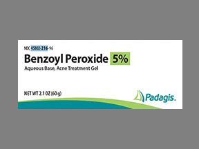 Benzoyl Peroxide Tube Of Gel — prescription drug image