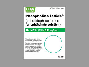 Phospholine Iodide Bottle — prescription drug image