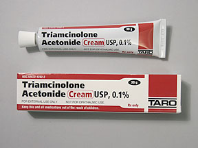 Triamcinolone Acetonide Tube Of Cream — prescription drug image