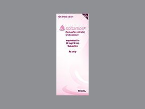 Soltamox Bottle — prescription drug image