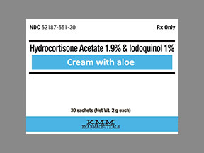Iodoquinol-Hydrocortisone-Aloe Box — prescription drug image