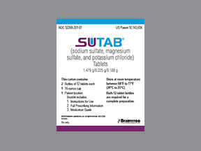Sutab Bottle — prescription drug image