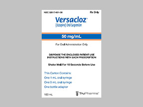 Versacloz Bottle — prescription drug image