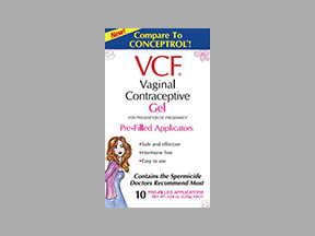 Vcf Vaginal Contraceptive Box — prescription drug image