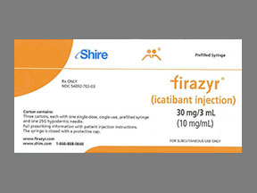 Firazyr Syringe — prescription drug image