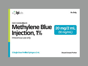 Methylene Blue Syringe — prescription drug image