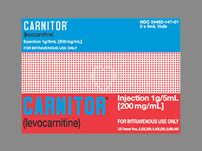 Carnitor Vial — prescription drug image