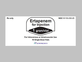 Ertapenem Sodium Solution Reconstituted — prescription drug image