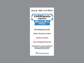 Carboplatin Vial — prescription drug image