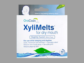 Xylimelts Box — prescription drug image