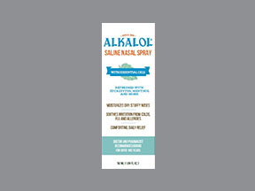 Alkalol Saline Spray Btl — prescription drug image