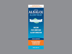 Alkalol Allergy Relief Spray Btl — prescription drug image