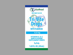 Tri-Vite/Fluoride Bottle — prescription drug image
