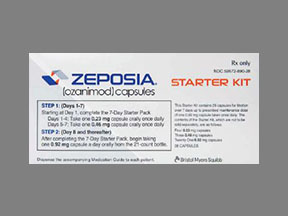 Zeposia Starter Kit Disp Pack — prescription drug image