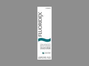 Fluoridex Enhanced Whitening Tube Of Paste — prescription drug image