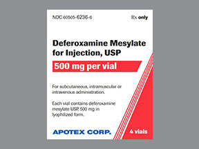 Deferoxamine Mesylate Solution Reconstituted — prescription drug image
