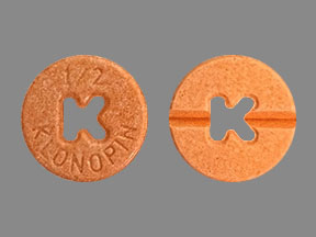 Klonopin Tablet — prescription drug image