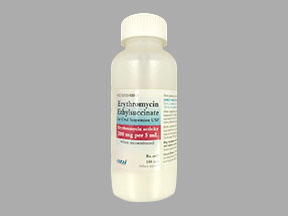 Erythromycin Ethylsuccinate Bottle — prescription drug image