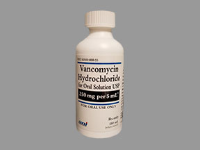 Vancomycin Hcl Bottle — prescription drug image