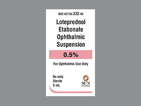 Loteprednol Etabonate Bottle — prescription drug image