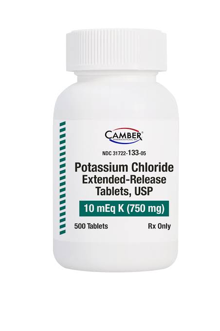 Potassium Chloride Crys Er Bottle — prescription drug image