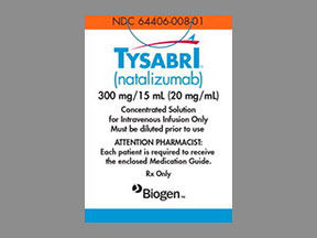 Tysabri Vial — prescription drug image
