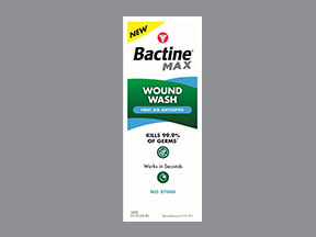Bactine Max Wound Wash Bottle — prescription drug image
