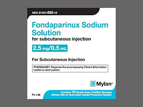 Fondaparinux Sodium Syringe — prescription drug image