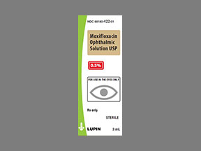 Moxifloxacin Hcl Bottle — prescription drug image