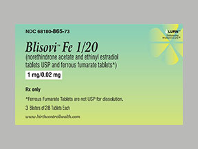 Blisovi Fe Disp Pack — prescription drug image