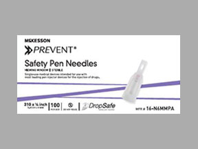 Prevent Safety Pen Needles Box — prescription drug image
