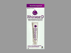 Rhinase D Tube — prescription drug image