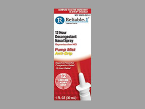 12 Hour Decongestant Bottle — prescription drug image