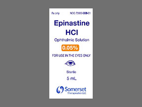 Epinastine Hcl Bottle — prescription drug image
