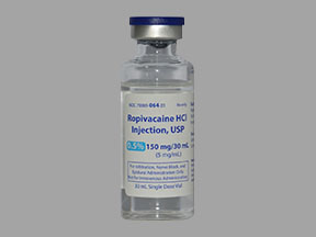 Ropivacaine Hcl Vial — prescription drug image