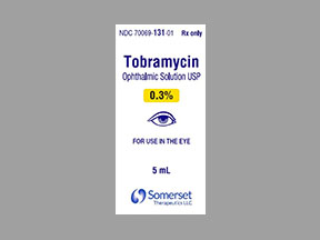 Tobramycin Bottle — prescription drug image