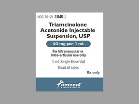 Triamcinolone Acetonide Vial — prescription drug image